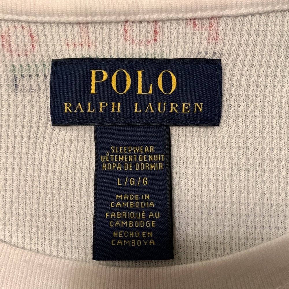 Polo Ralph Lauren Logo Cotton Sleep Sweatshirt - Picture 4 of 11